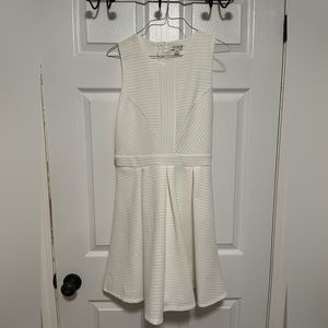 White, woman’s dress from Francesca’s, size medium